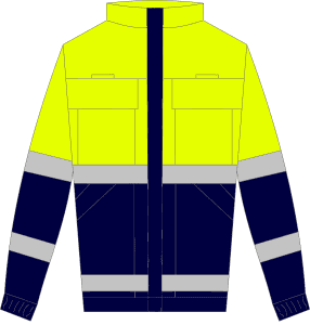 Bluza multiochronna HV klasa 2